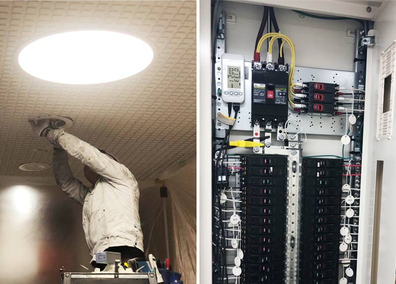 ピーエスエルの電気工事